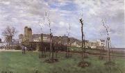 Alfred Sisley View of Montmartre from the cite des Fleurs USA oil painting artist